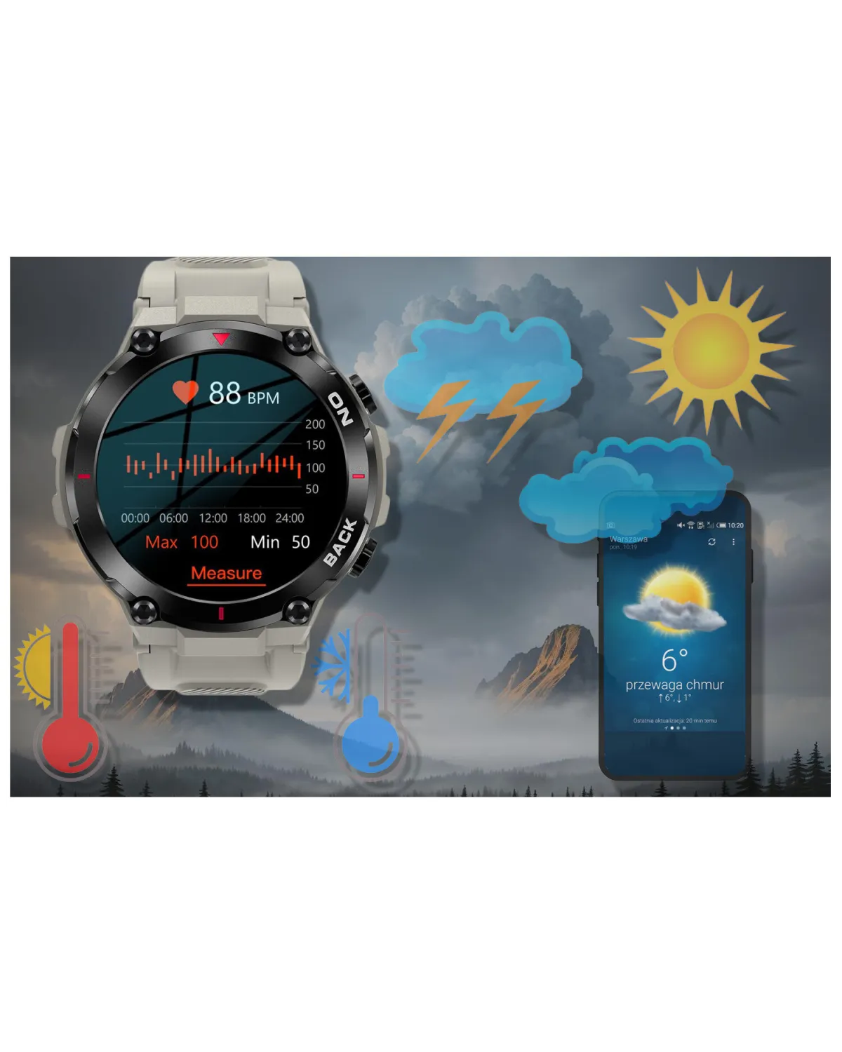SMARTWATCH MĘSKI GRAVITY GT8-4 - z GPS (sg017d) SMARTWATCH MĘSKI GRAVITY GT8-4 - z GPS (sg017d)