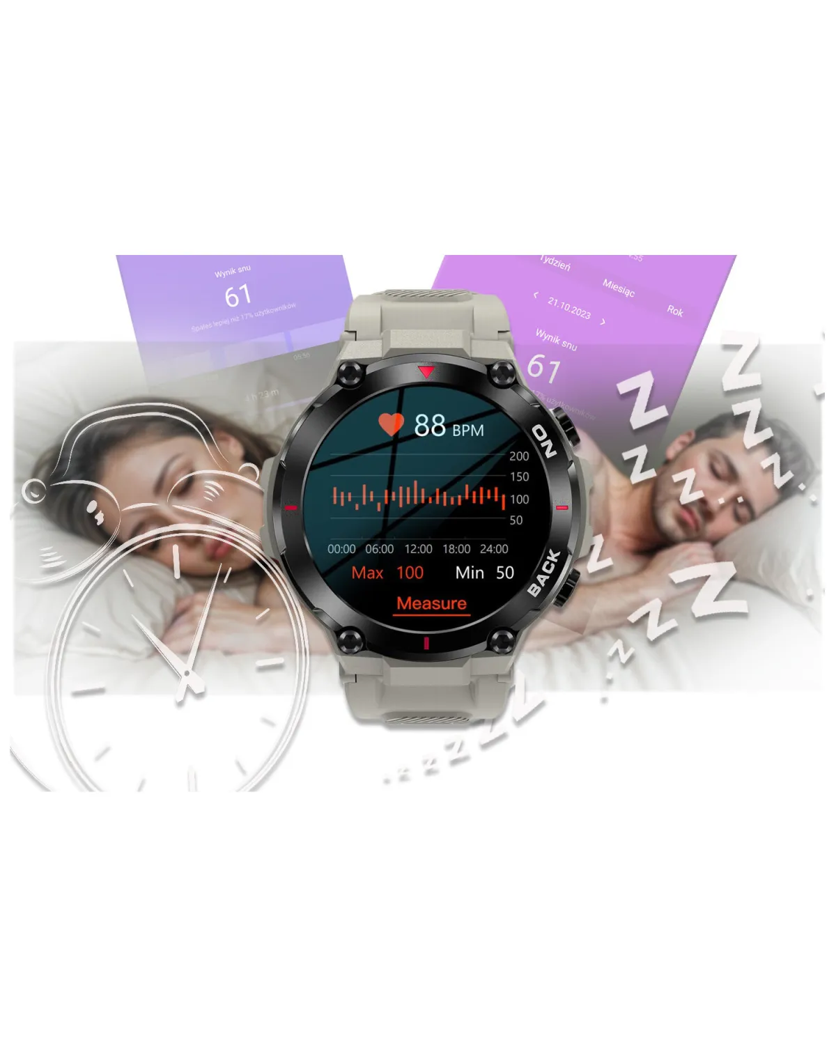 SMARTWATCH MĘSKI GRAVITY GT8-4 - z GPS (sg017d) SMARTWATCH MĘSKI GRAVITY GT8-4 - z GPS (sg017d)