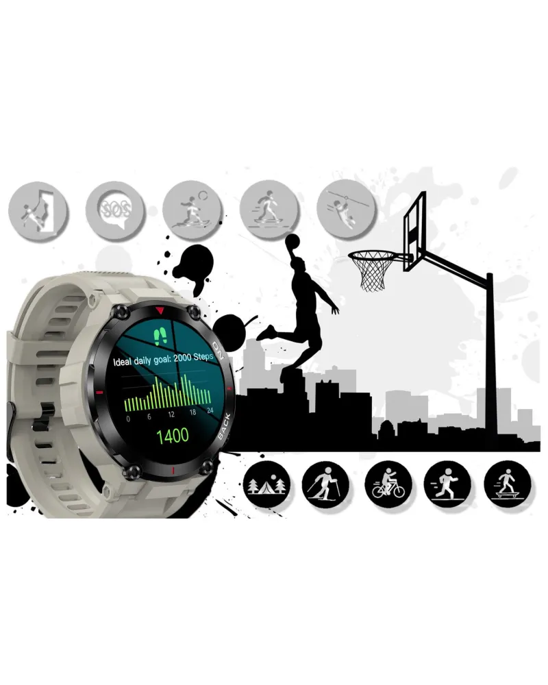 SMARTWATCH MĘSKI GRAVITY GT8-4 - z GPS (sg017d) SMARTWATCH MĘSKI GRAVITY GT8-4 - z GPS (sg017d)