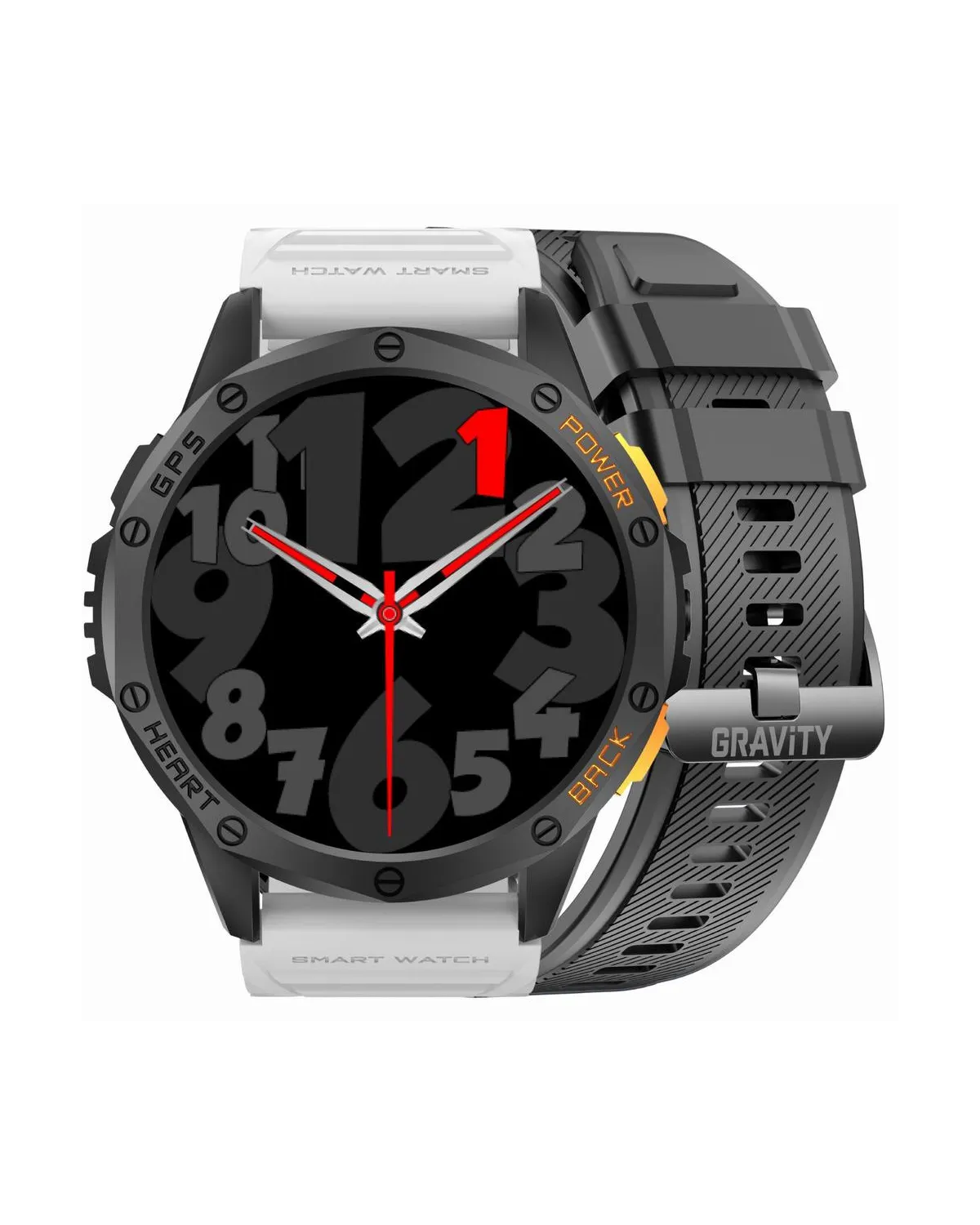 SMARTWATCH MĘSKI GRAVITY GT24-2 - LATARKA, DODATKOWY PASEK (sg033b) SMARTWATCH MĘSKI GRAVITY GT24-2 - LATARKA, DODATKOWY PASEK (sg033b)