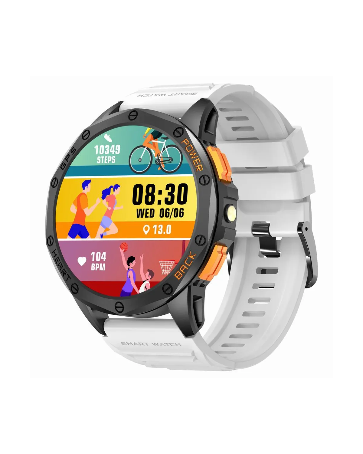 SMARTWATCH MĘSKI GRAVITY GT24-2 - LATARKA, DODATKOWY PASEK (sg033b) SMARTWATCH MĘSKI GRAVITY GT24-2 - LATARKA, DODATKOWY PASEK (sg033b)