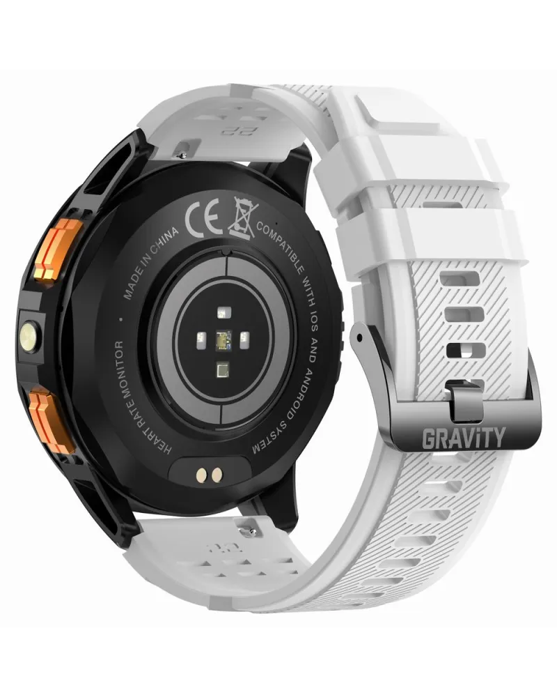 SMARTWATCH MĘSKI GRAVITY GT24-2 - LATARKA, DODATKOWY PASEK (sg033b) SMARTWATCH MĘSKI GRAVITY GT24-2 - LATARKA, DODATKOWY PASEK (sg033b)
