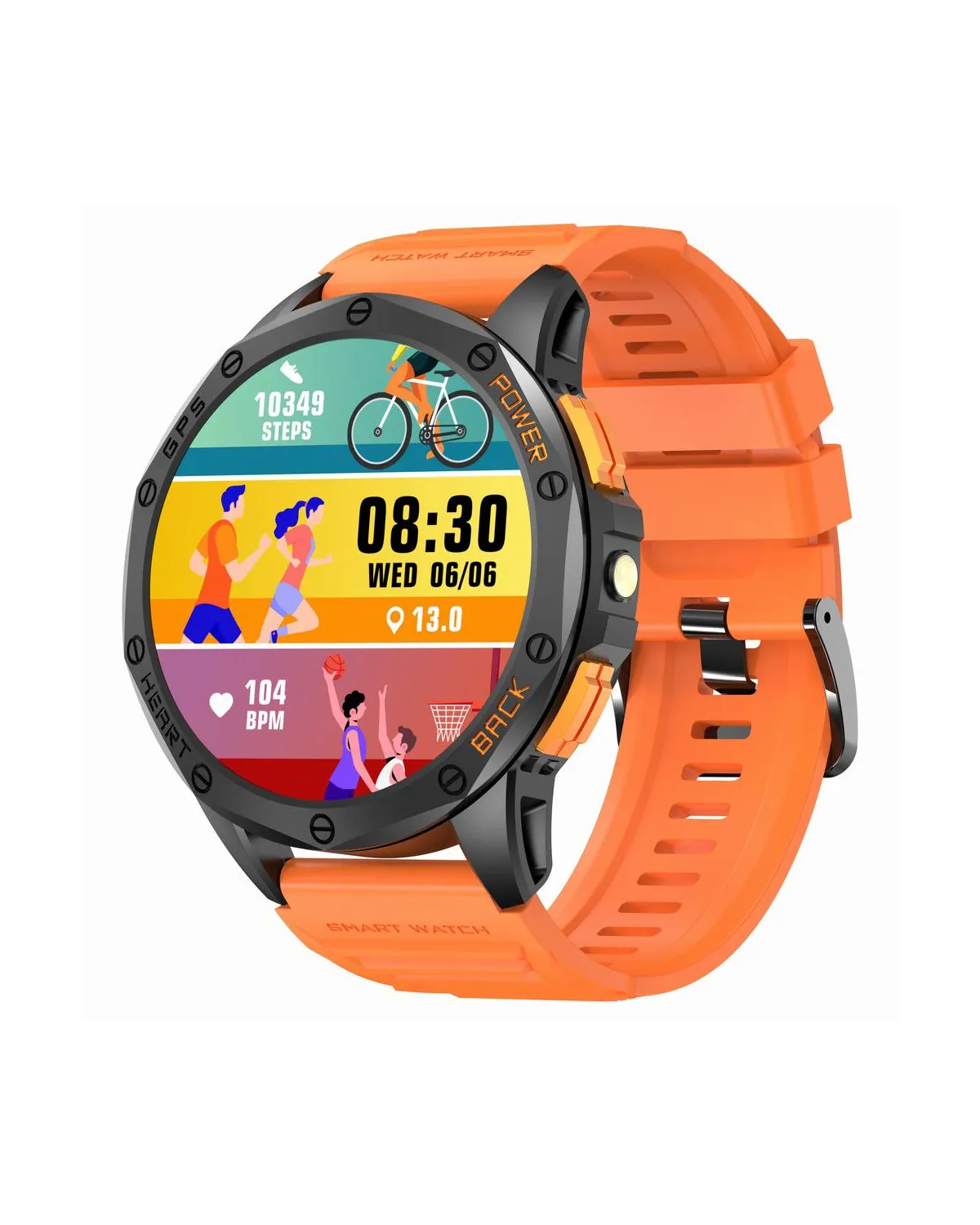SMARTWATCH MĘSKI GRAVITY GT24-3 - LATARKA, DODATKOWY PASEK (sg033c) SMARTWATCH MĘSKI GRAVITY GT24-3 - LATARKA, DODATKOWY PASEK (sg033c)