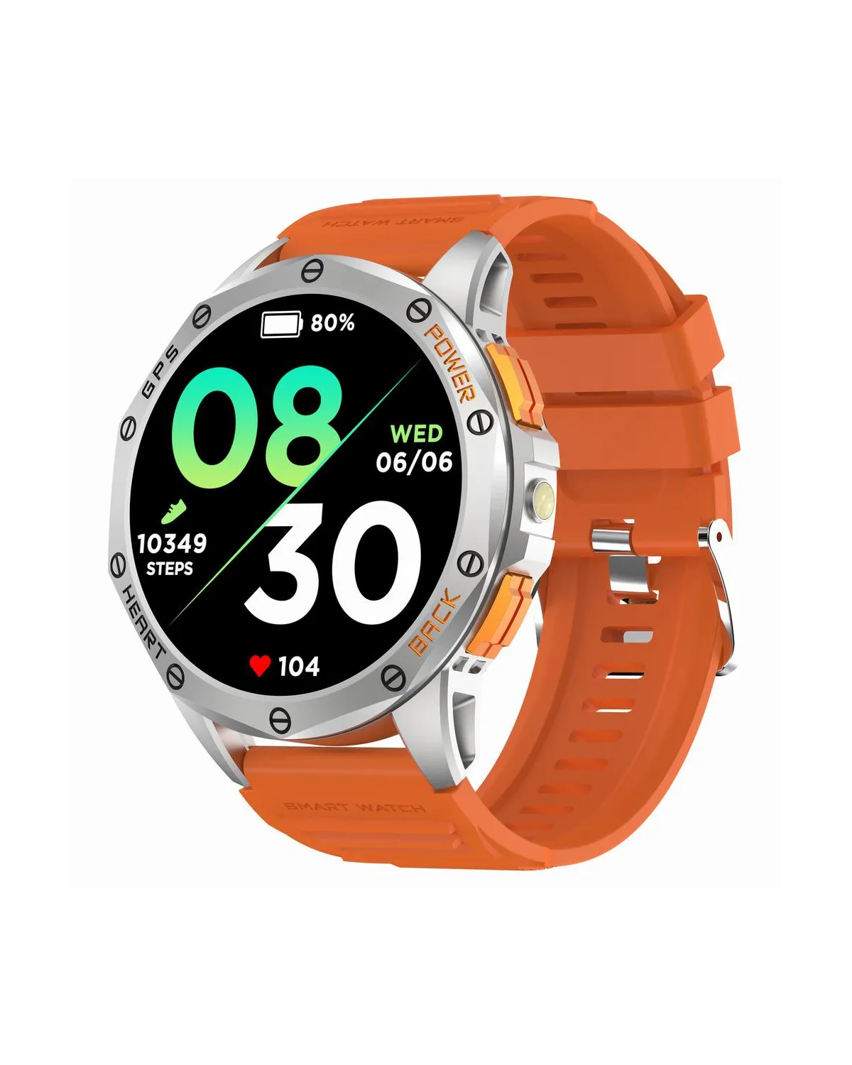 SMARTWATCH MĘSKI GRAVITY GT24-4 - LATARKA, DODATKOWY PASEK  (sg033d)