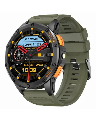 SMARTWATCH MĘSKI GRAVITY GT24-5 - LATARKA, DODATKOWY PASEK  (sg033e)