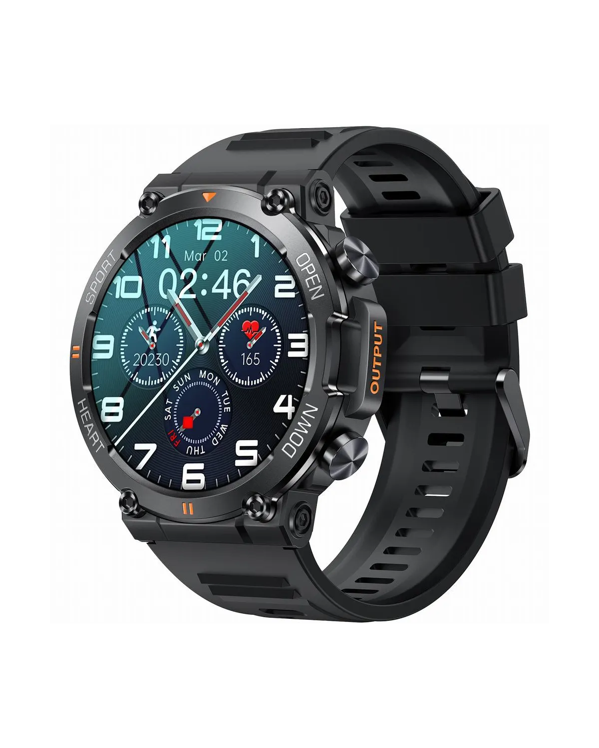 SMARTWATCH MĘSKI GRAVITY GT7-1 PRO - WYKONYWANIE POŁĄCZEŃ, PULSOKSYMETR (sg018a) SMARTWATCH MĘSKI GRAVITY GT7-1 PRO - WYKONYWANIE POŁĄCZEŃ, PULSOKSYMETR (sg018a)