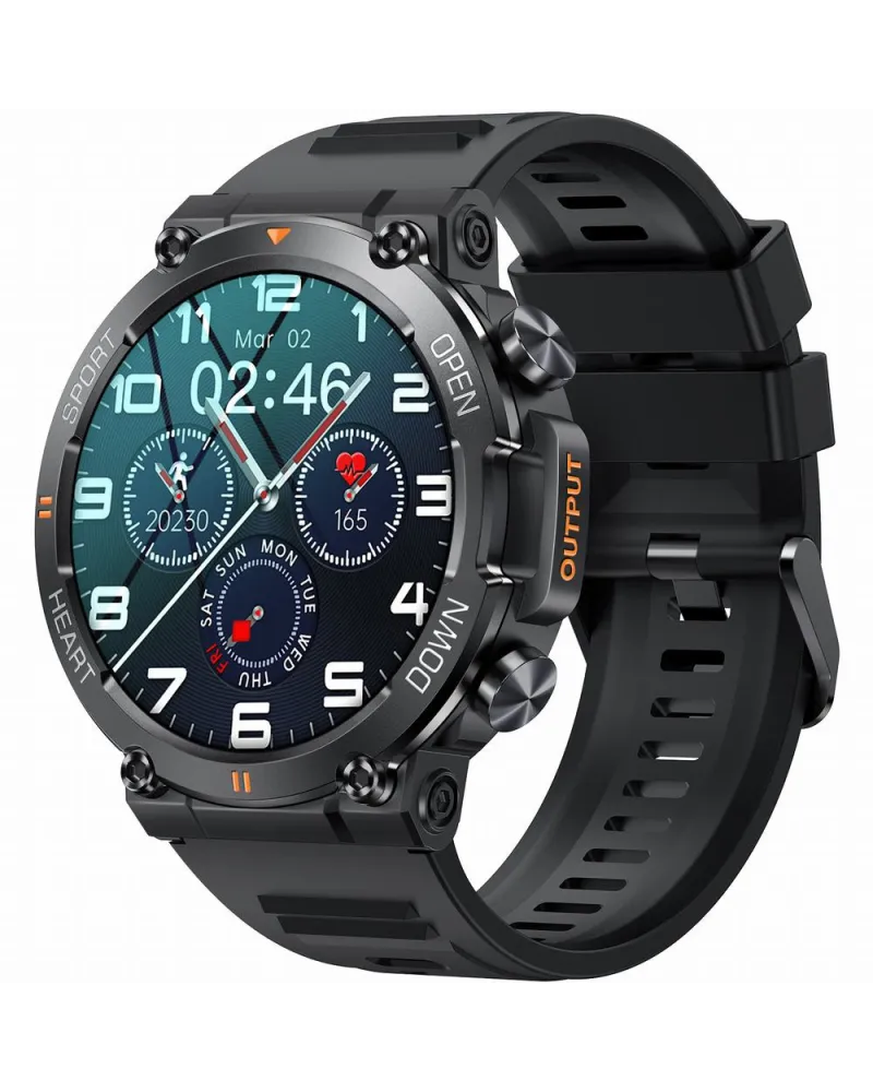SMARTWATCH MĘSKI GRAVITY GT7-1 PRO - WYKONYWANIE POŁĄCZEŃ, PULSOKSYMETR (sg018a) SMARTWATCH MĘSKI GRAVITY GT7-1 PRO - WYKONYWANIE POŁĄCZEŃ, PULSOKSYMETR (sg018a)