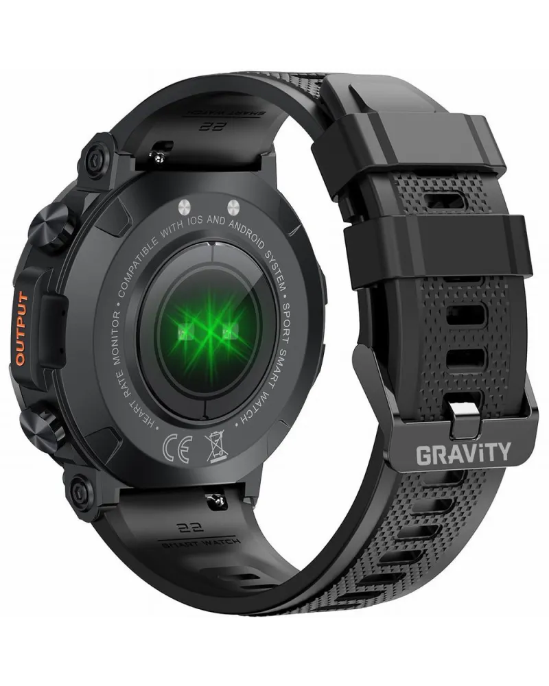 SMARTWATCH MĘSKI GRAVITY GT7-1 PRO - WYKONYWANIE POŁĄCZEŃ, PULSOKSYMETR (sg018a) SMARTWATCH MĘSKI GRAVITY GT7-1 PRO - WYKONYWANIE POŁĄCZEŃ, PULSOKSYMETR (sg018a)