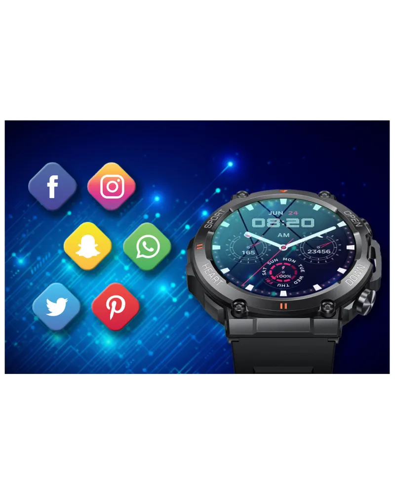 SMARTWATCH MĘSKI GRAVITY GT7-1 PRO - WYKONYWANIE POŁĄCZEŃ, PULSOKSYMETR (sg018a) SMARTWATCH MĘSKI GRAVITY GT7-1 PRO - WYKONYWANIE POŁĄCZEŃ, PULSOKSYMETR (sg018a)
