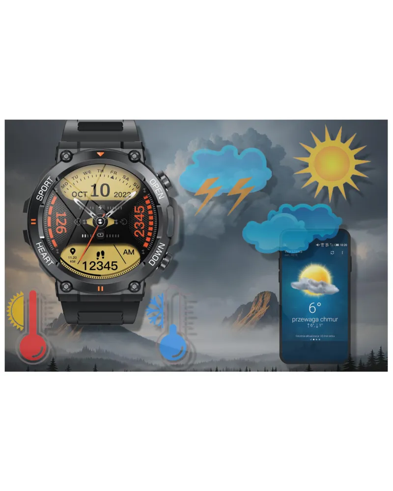 SMARTWATCH MĘSKI GRAVITY GT7-1 PRO - WYKONYWANIE POŁĄCZEŃ, PULSOKSYMETR (sg018a) SMARTWATCH MĘSKI GRAVITY GT7-1 PRO - WYKONYWANIE POŁĄCZEŃ, PULSOKSYMETR (sg018a)
