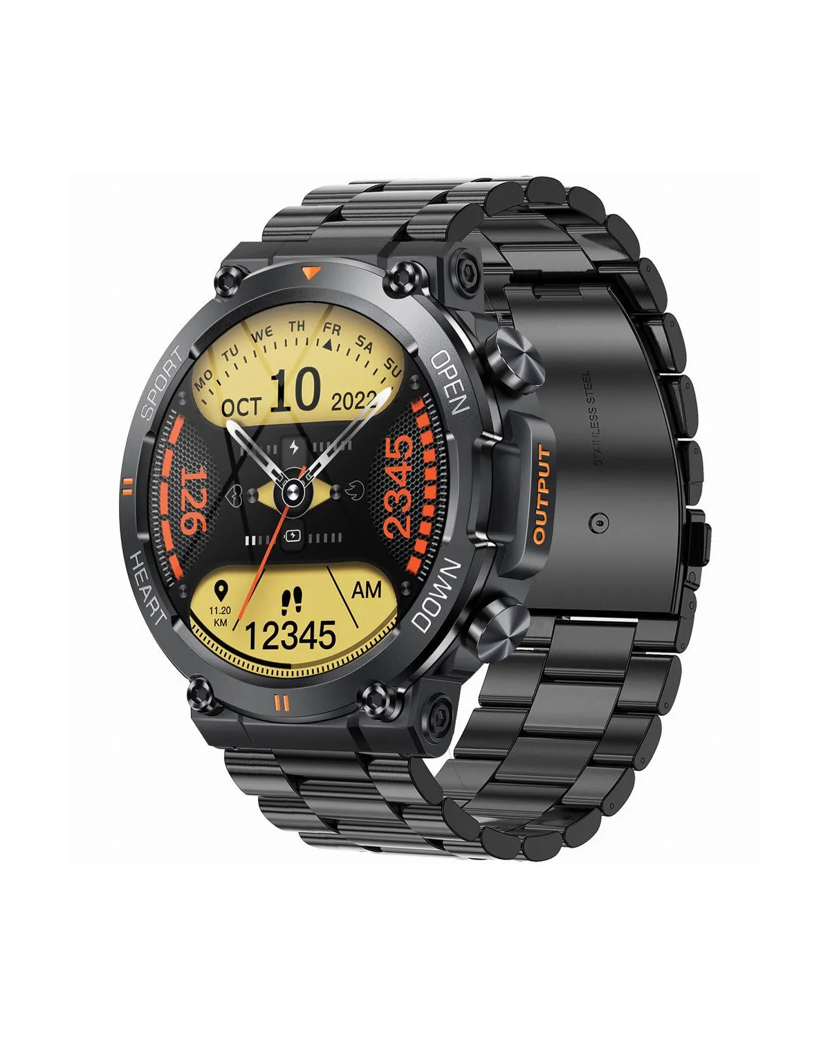 SMARTWATCH MĘSKI GRAVITY GT7-2 PRO - WYKONYWANIE POŁĄCZEŃ, PULSOKSYMETR (sg018b) SMARTWATCH MĘSKI GRAVITY GT7-2 PRO - WYKONYWANIE POŁĄCZEŃ, PULSOKSYMETR (sg018b)