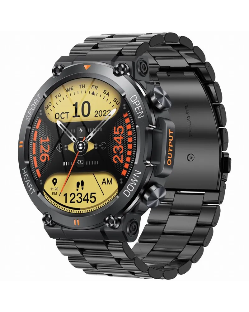 SMARTWATCH MĘSKI GRAVITY GT7-2 PRO - WYKONYWANIE POŁĄCZEŃ, PULSOKSYMETR (sg018b) SMARTWATCH MĘSKI GRAVITY GT7-2 PRO - WYKONYWANIE POŁĄCZEŃ, PULSOKSYMETR (sg018b)
