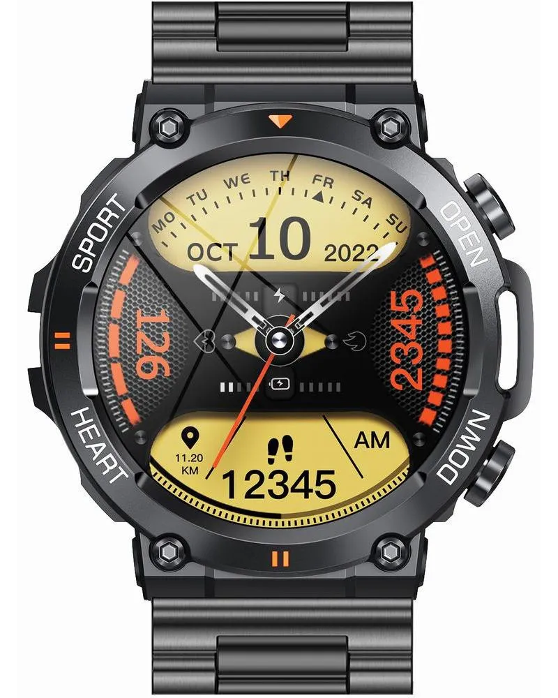SMARTWATCH MĘSKI GRAVITY GT7-2 PRO - WYKONYWANIE POŁĄCZEŃ, PULSOKSYMETR (sg018b) SMARTWATCH MĘSKI GRAVITY GT7-2 PRO - WYKONYWANIE POŁĄCZEŃ, PULSOKSYMETR (sg018b)