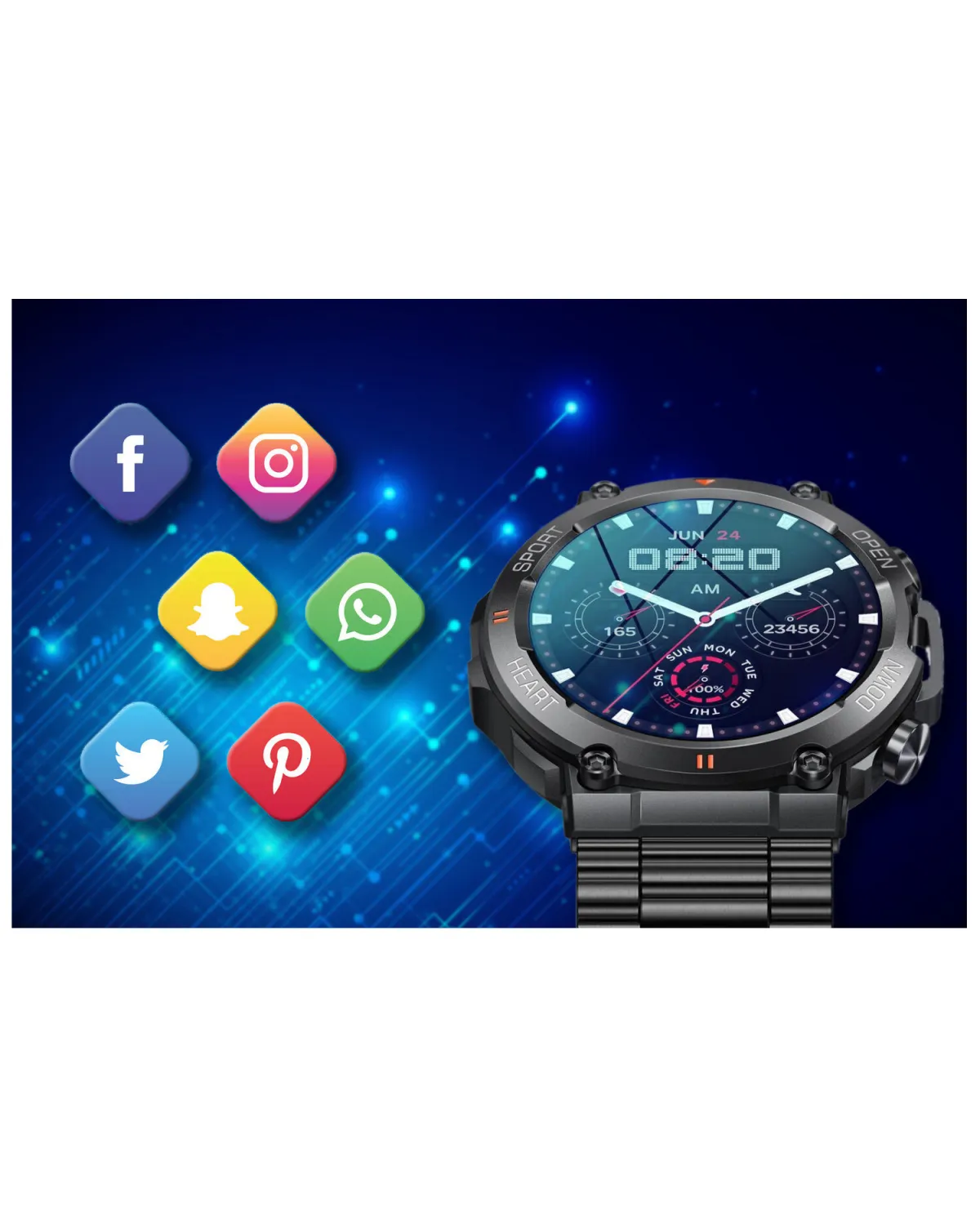 SMARTWATCH MĘSKI GRAVITY GT7-2 PRO - WYKONYWANIE POŁĄCZEŃ, PULSOKSYMETR (sg018b) SMARTWATCH MĘSKI GRAVITY GT7-2 PRO - WYKONYWANIE POŁĄCZEŃ, PULSOKSYMETR (sg018b)