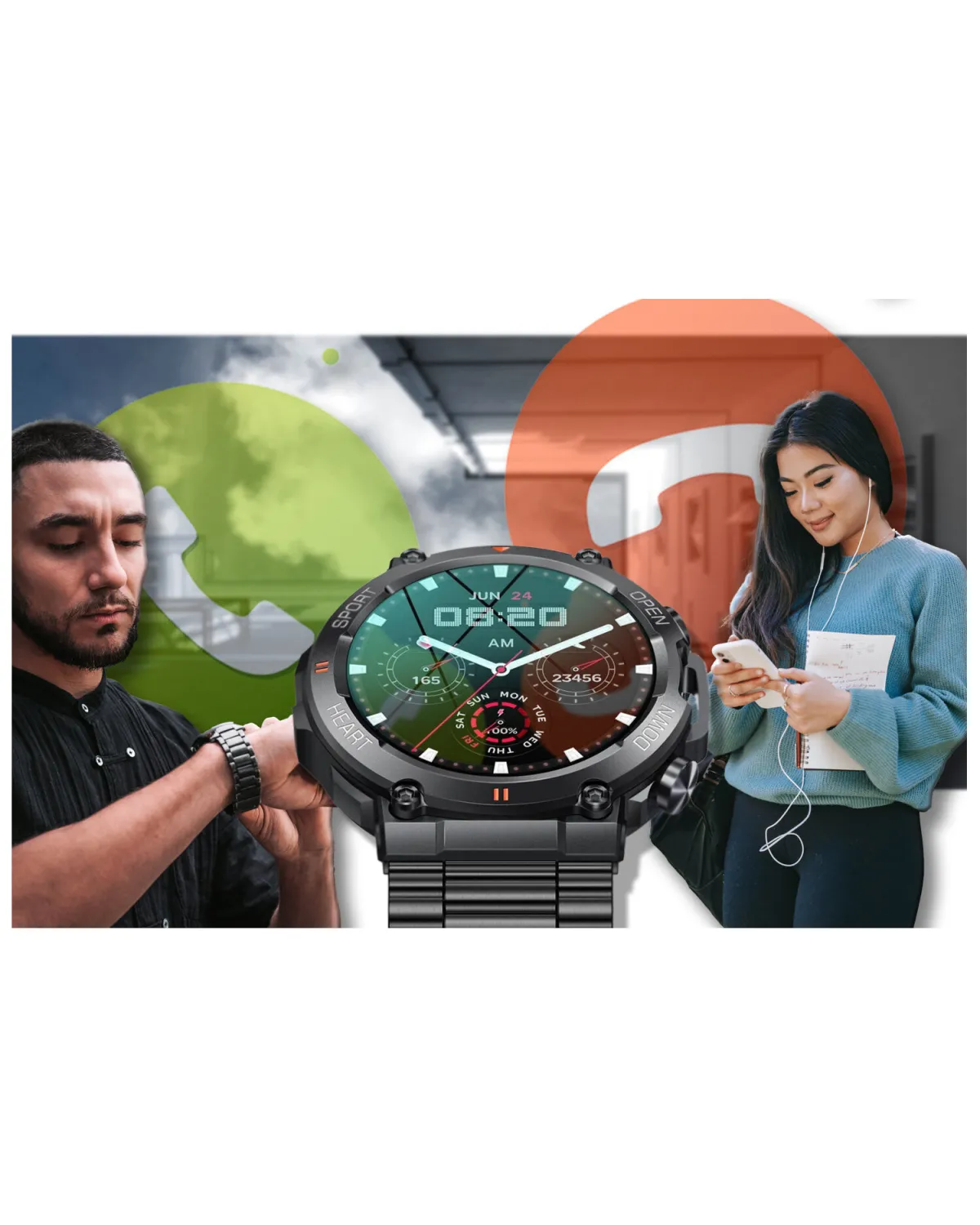SMARTWATCH MĘSKI GRAVITY GT7-2 PRO - WYKONYWANIE POŁĄCZEŃ, PULSOKSYMETR (sg018b) SMARTWATCH MĘSKI GRAVITY GT7-2 PRO - WYKONYWANIE POŁĄCZEŃ, PULSOKSYMETR (sg018b)