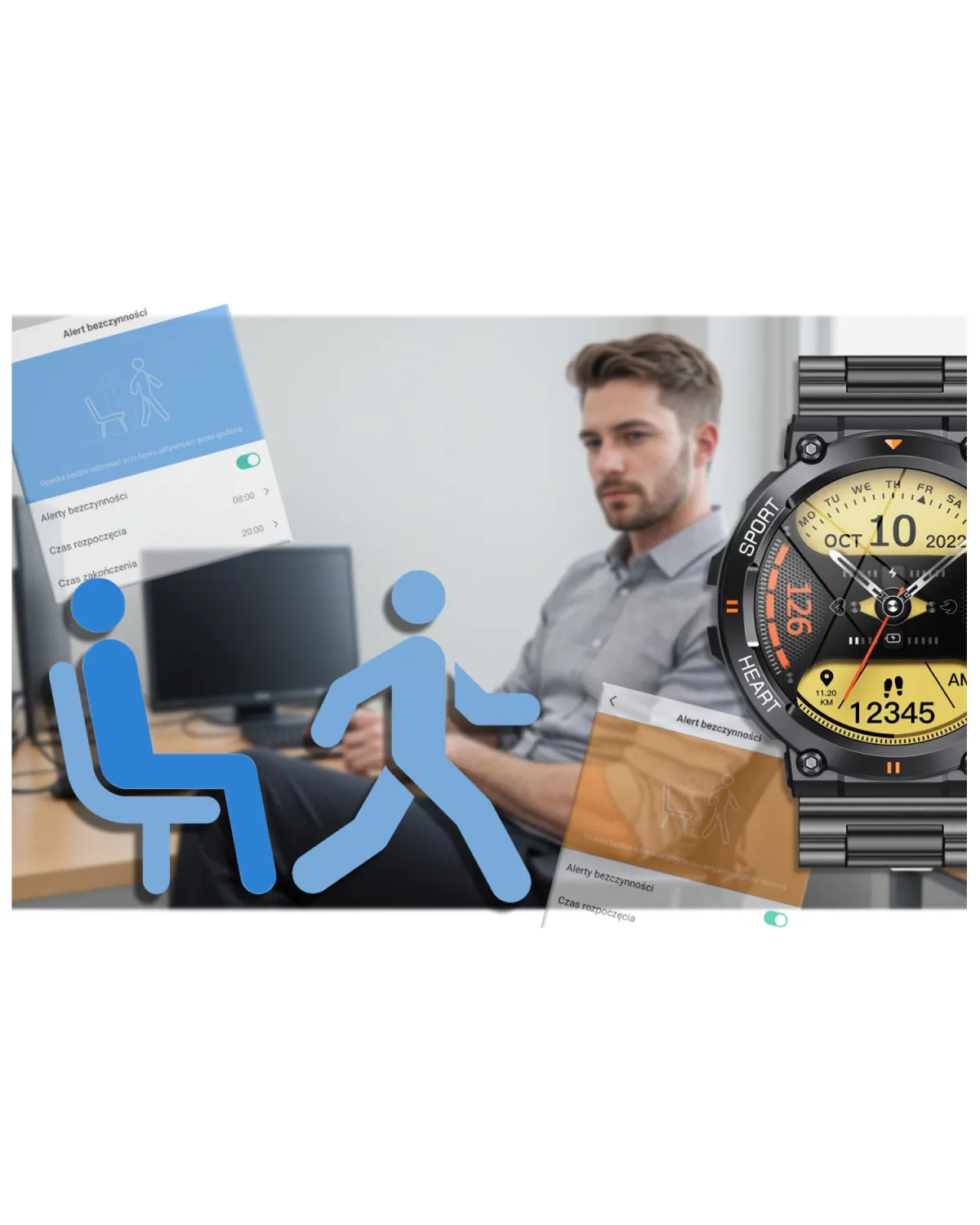 SMARTWATCH MĘSKI GRAVITY GT7-2 PRO - WYKONYWANIE POŁĄCZEŃ, PULSOKSYMETR (sg018b) SMARTWATCH MĘSKI GRAVITY GT7-2 PRO - WYKONYWANIE POŁĄCZEŃ, PULSOKSYMETR (sg018b)