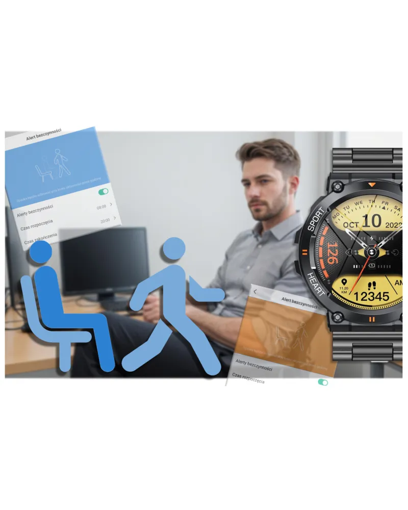 SMARTWATCH MĘSKI GRAVITY GT7-2 PRO - WYKONYWANIE POŁĄCZEŃ, PULSOKSYMETR (sg018b) SMARTWATCH MĘSKI GRAVITY GT7-2 PRO - WYKONYWANIE POŁĄCZEŃ, PULSOKSYMETR (sg018b)