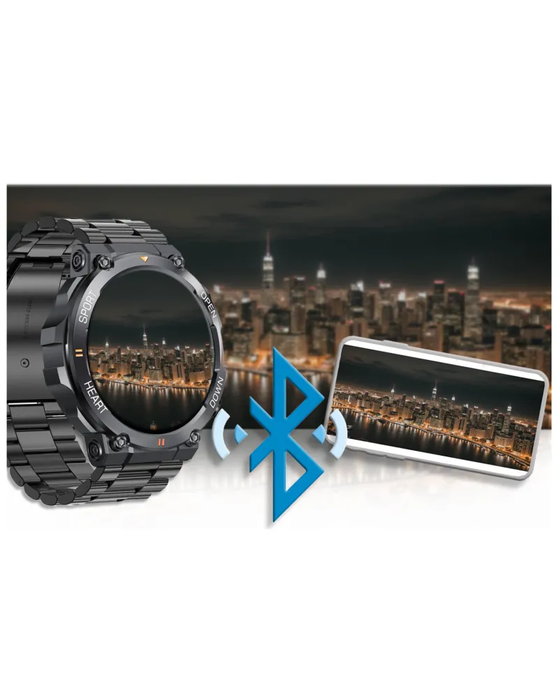 SMARTWATCH MĘSKI GRAVITY GT7-2 PRO - WYKONYWANIE POŁĄCZEŃ, PULSOKSYMETR (sg018b) SMARTWATCH MĘSKI GRAVITY GT7-2 PRO - WYKONYWANIE POŁĄCZEŃ, PULSOKSYMETR (sg018b)