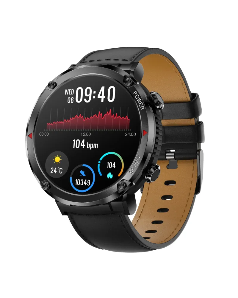 SMARTWATCH MĘSKI GRAVITY GT21-3 - BLUETOOTH CALL, DODATKOWY PASEK (sg025c)