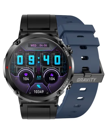 SMARTWATCH MĘSKI GRAVITY GT21-5 - BLUETOOTH CALL, DODATKOWY PASEK (sg025e) SMARTWATCH MĘSKI GRAVITY GT21-5 - BLUETOOTH CALL, DODATKOWY PASEK (sg025e)