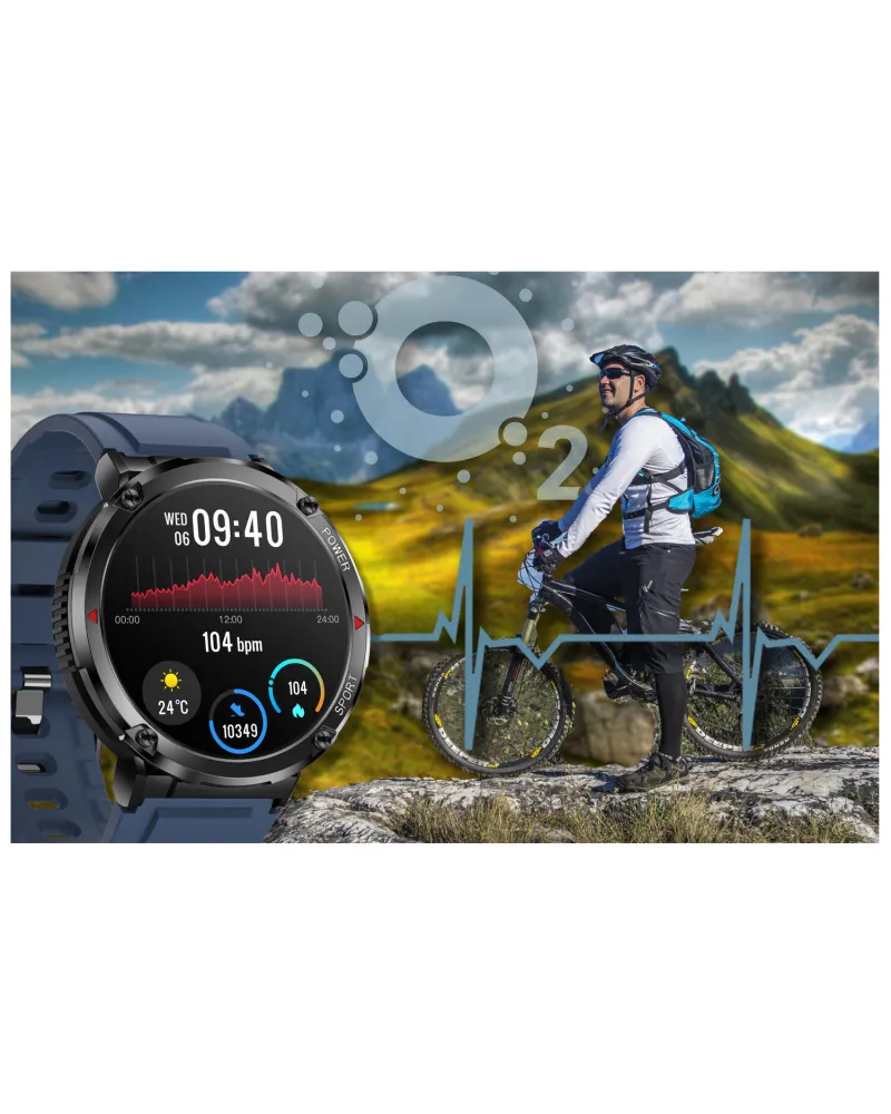 SMARTWATCH MĘSKI GRAVITY GT21-5 - BLUETOOTH CALL, DODATKOWY PASEK (sg025e) SMARTWATCH MĘSKI GRAVITY GT21-5 - BLUETOOTH CALL, DODATKOWY PASEK (sg025e)