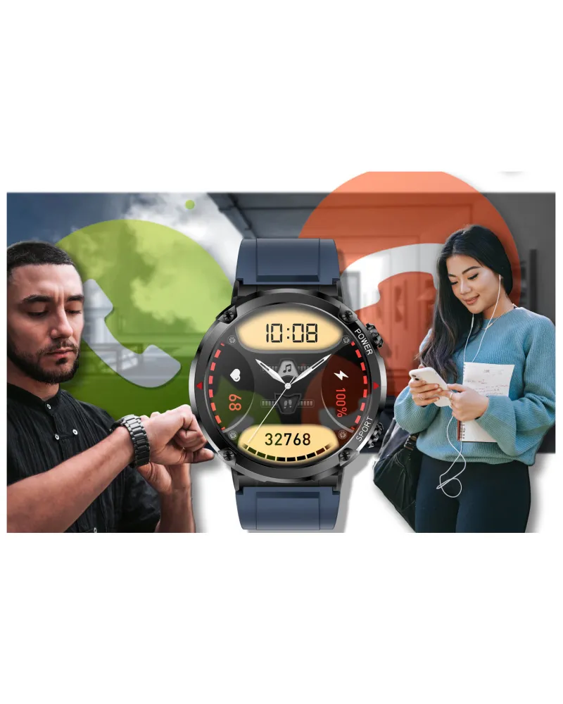 SMARTWATCH MĘSKI GRAVITY GT21-5 - BLUETOOTH CALL, DODATKOWY PASEK (sg025e) SMARTWATCH MĘSKI GRAVITY GT21-5 - BLUETOOTH CALL, DODATKOWY PASEK (sg025e)