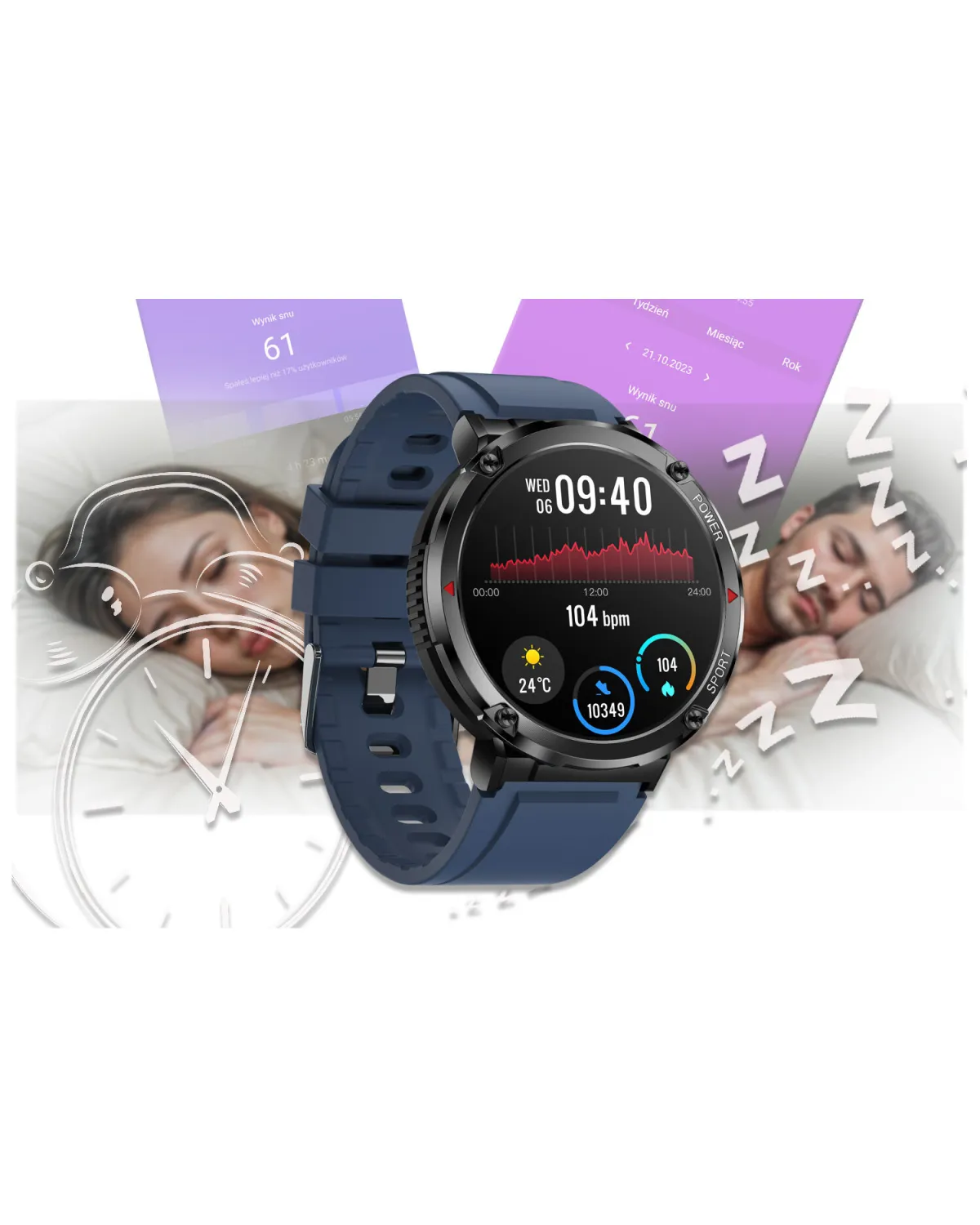 SMARTWATCH MĘSKI GRAVITY GT21-5 - BLUETOOTH CALL, DODATKOWY PASEK (sg025e) SMARTWATCH MĘSKI GRAVITY GT21-5 - BLUETOOTH CALL, DODATKOWY PASEK (sg025e)