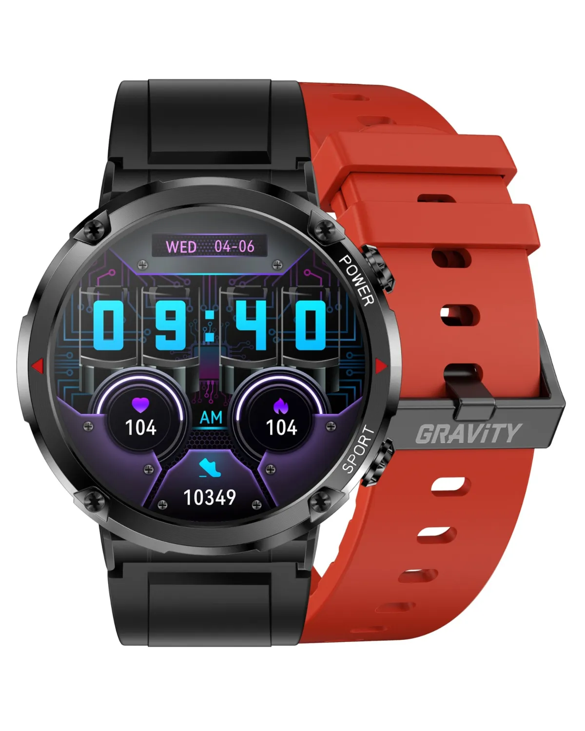 SMARTWATCH MĘSKI GRAVITY GT21-6 - BLUETOOTH CALL, DODATKOWY PASEK (sg025f) SMARTWATCH MĘSKI GRAVITY GT21-6 - BLUETOOTH CALL, DODATKOWY PASEK (sg025f)