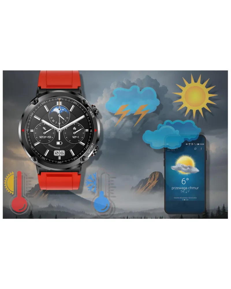 SMARTWATCH MĘSKI GRAVITY GT21-6 - BLUETOOTH CALL, DODATKOWY PASEK (sg025f) SMARTWATCH MĘSKI GRAVITY GT21-6 - BLUETOOTH CALL, DODATKOWY PASEK (sg025f)