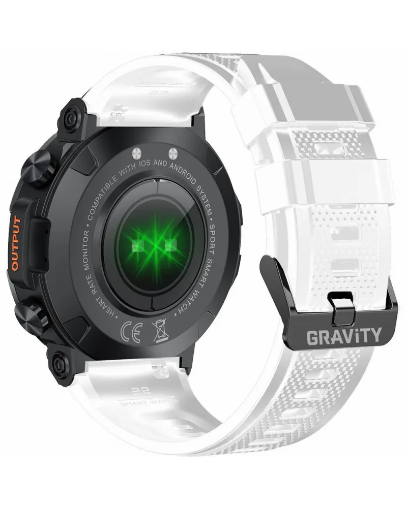 SMARTWATCH MĘSKI GRAVITY GT7-6 PRO - WYKONYWANIE POŁĄCZEŃ, PULSOKSYMETR (sg018f) SMARTWATCH MĘSKI GRAVITY GT7-6 PRO - WYKONYWANIE POŁĄCZEŃ, PULSOKSYMETR (sg018f)