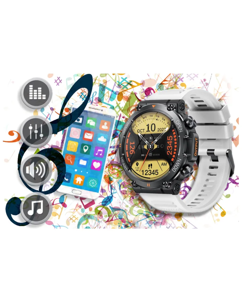 SMARTWATCH MĘSKI GRAVITY GT7-6 PRO - WYKONYWANIE POŁĄCZEŃ, PULSOKSYMETR (sg018f) SMARTWATCH MĘSKI GRAVITY GT7-6 PRO - WYKONYWANIE POŁĄCZEŃ, PULSOKSYMETR (sg018f)