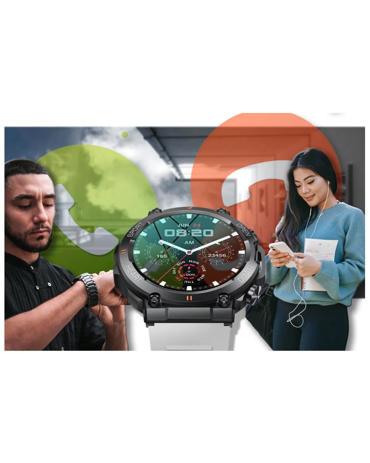 SMARTWATCH MĘSKI GRAVITY GT7-6 PRO - WYKONYWANIE POŁĄCZEŃ, PULSOKSYMETR (sg018f) SMARTWATCH MĘSKI GRAVITY GT7-6 PRO - WYKONYWANIE POŁĄCZEŃ, PULSOKSYMETR (sg018f)