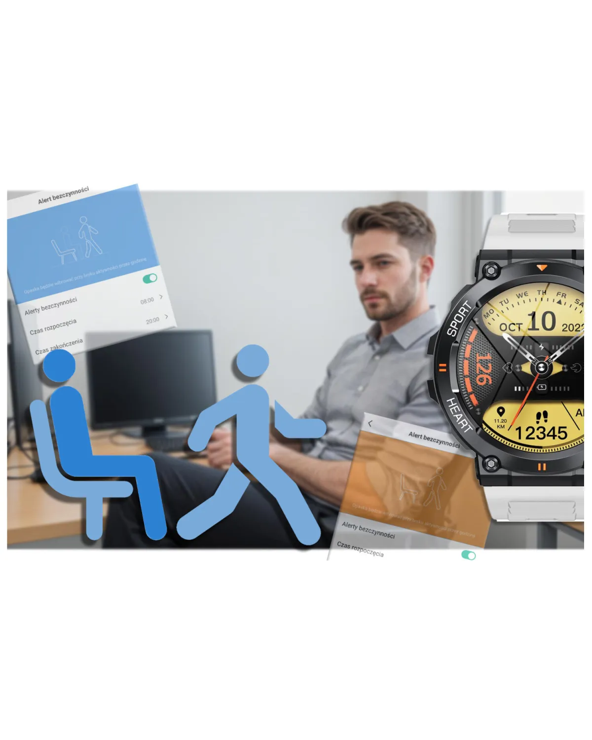 SMARTWATCH MĘSKI GRAVITY GT7-6 PRO - WYKONYWANIE POŁĄCZEŃ, PULSOKSYMETR (sg018f) SMARTWATCH MĘSKI GRAVITY GT7-6 PRO - WYKONYWANIE POŁĄCZEŃ, PULSOKSYMETR (sg018f)