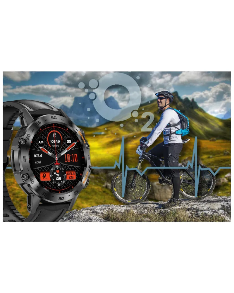 SMARTWATCH MĘSKI GRAVITY GT9-5 - WYKONYWANIE POŁĄCZEŃ, CIŚNIENIOMIERZ (sg021e) SMARTWATCH MĘSKI GRAVITY GT9-5 - WYKONYWANIE POŁĄCZEŃ, CIŚNIENIOMIERZ (sg021e)