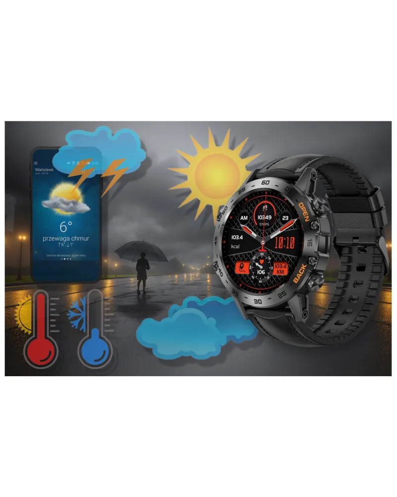 SMARTWATCH MĘSKI GRAVITY GT9-5 - WYKONYWANIE POŁĄCZEŃ, CIŚNIENIOMIERZ (sg021e) SMARTWATCH MĘSKI GRAVITY GT9-5 - WYKONYWANIE POŁĄCZEŃ, CIŚNIENIOMIERZ (sg021e)