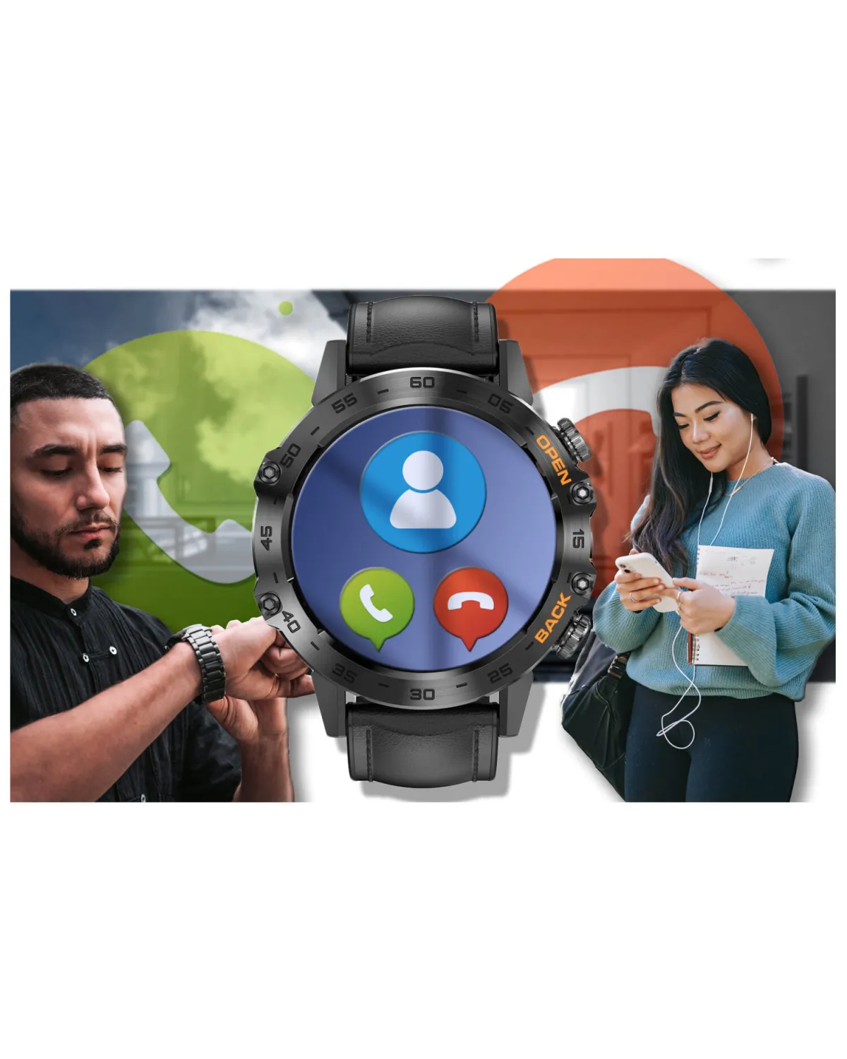 SMARTWATCH MĘSKI GRAVITY GT9-5 - WYKONYWANIE POŁĄCZEŃ, CIŚNIENIOMIERZ (sg021e) SMARTWATCH MĘSKI GRAVITY GT9-5 - WYKONYWANIE POŁĄCZEŃ, CIŚNIENIOMIERZ (sg021e)