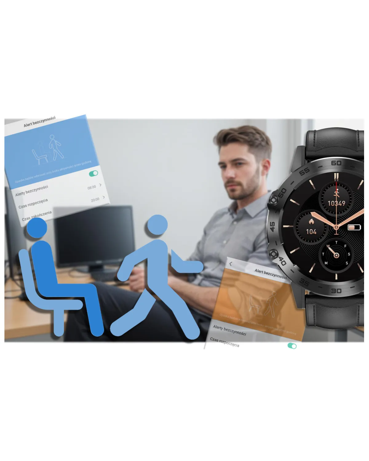 SMARTWATCH MĘSKI GRAVITY GT9-5 - WYKONYWANIE POŁĄCZEŃ, CIŚNIENIOMIERZ (sg021e) SMARTWATCH MĘSKI GRAVITY GT9-5 - WYKONYWANIE POŁĄCZEŃ, CIŚNIENIOMIERZ (sg021e)