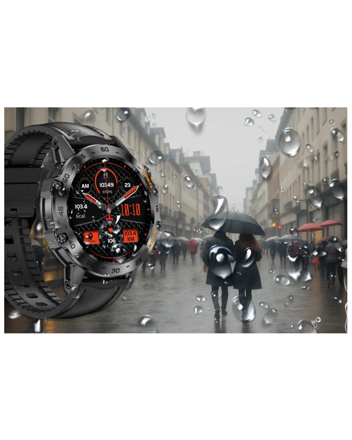 SMARTWATCH MĘSKI GRAVITY GT9-5 - WYKONYWANIE POŁĄCZEŃ, CIŚNIENIOMIERZ (sg021e) SMARTWATCH MĘSKI GRAVITY GT9-5 - WYKONYWANIE POŁĄCZEŃ, CIŚNIENIOMIERZ (sg021e)