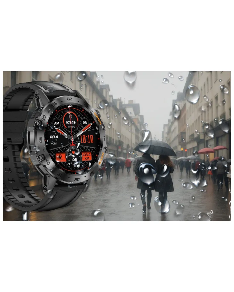 SMARTWATCH MĘSKI GRAVITY GT9-5 - WYKONYWANIE POŁĄCZEŃ, CIŚNIENIOMIERZ (sg021e) SMARTWATCH MĘSKI GRAVITY GT9-5 - WYKONYWANIE POŁĄCZEŃ, CIŚNIENIOMIERZ (sg021e)