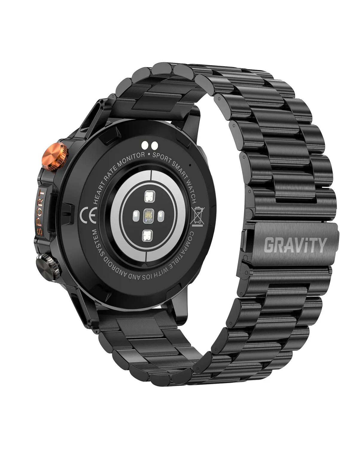 SMARTWATCH MĘSKI GRAVITY GT20-1 - AMOLED, DODATKOWY PASEK (sg024a) SMARTWATCH MĘSKI GRAVITY GT20-1 - AMOLED, DODATKOWY PASEK (sg024a)