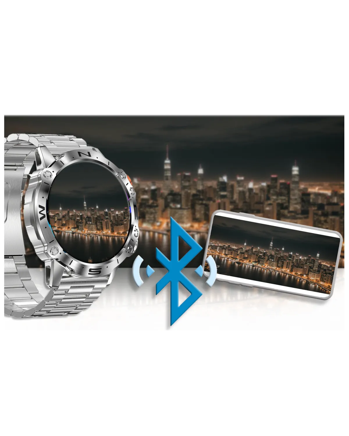 SMARTWATCH MĘSKI GRAVITY GT20-2 - AMOLED, DODATKOWY PASEK (sg024b)