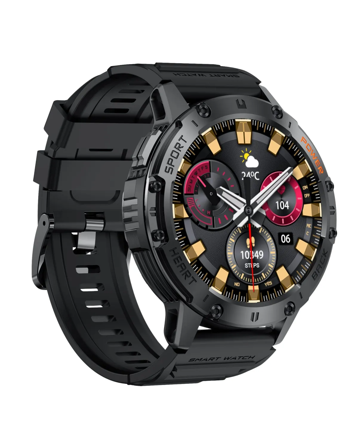 SMARTWATCH MĘSKI GRAVITY GT22-1 - AMOLED, DODATKOWY PASEK (sg030a) SMARTWATCH MĘSKI GRAVITY GT22-1 - AMOLED, DODATKOWY PASEK (sg030a)