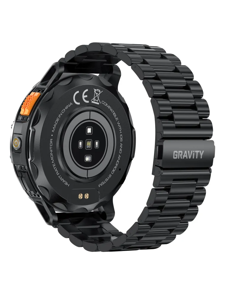 SMARTWATCH MĘSKI GRAVITY GT22-1 - AMOLED, DODATKOWY PASEK (sg030a) SMARTWATCH MĘSKI GRAVITY GT22-1 - AMOLED, DODATKOWY PASEK (sg030a)