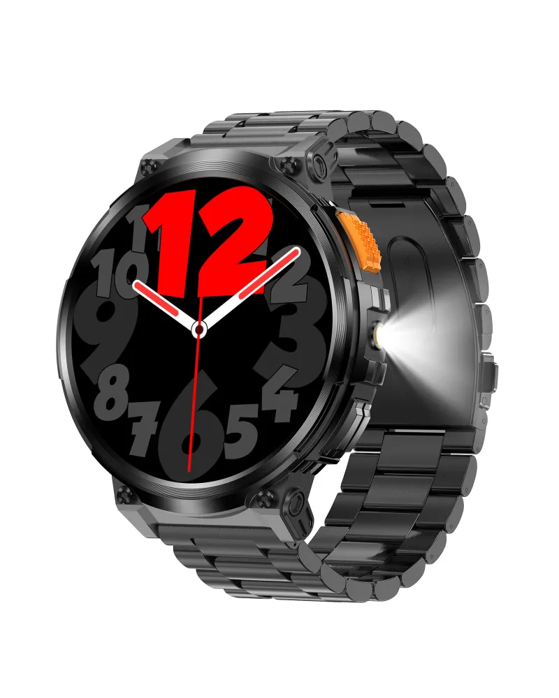 SMARTWATCH MĘSKI GRAVITY GT23-1 - LATARKA, DODATKOWY PASEK (sg031a) SMARTWATCH MĘSKI GRAVITY GT23-1 - LATARKA, DODATKOWY PASEK (sg031a)