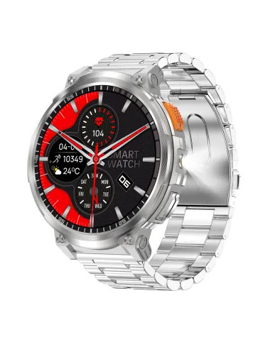 SMARTWATCH MĘSKI GRAVITY GT23-2 - LATARKA, DODATKOWY PASEK (sg031b) SMARTWATCH MĘSKI GRAVITY GT23-2 - LATARKA, DODATKOWY PASEK (sg031b)