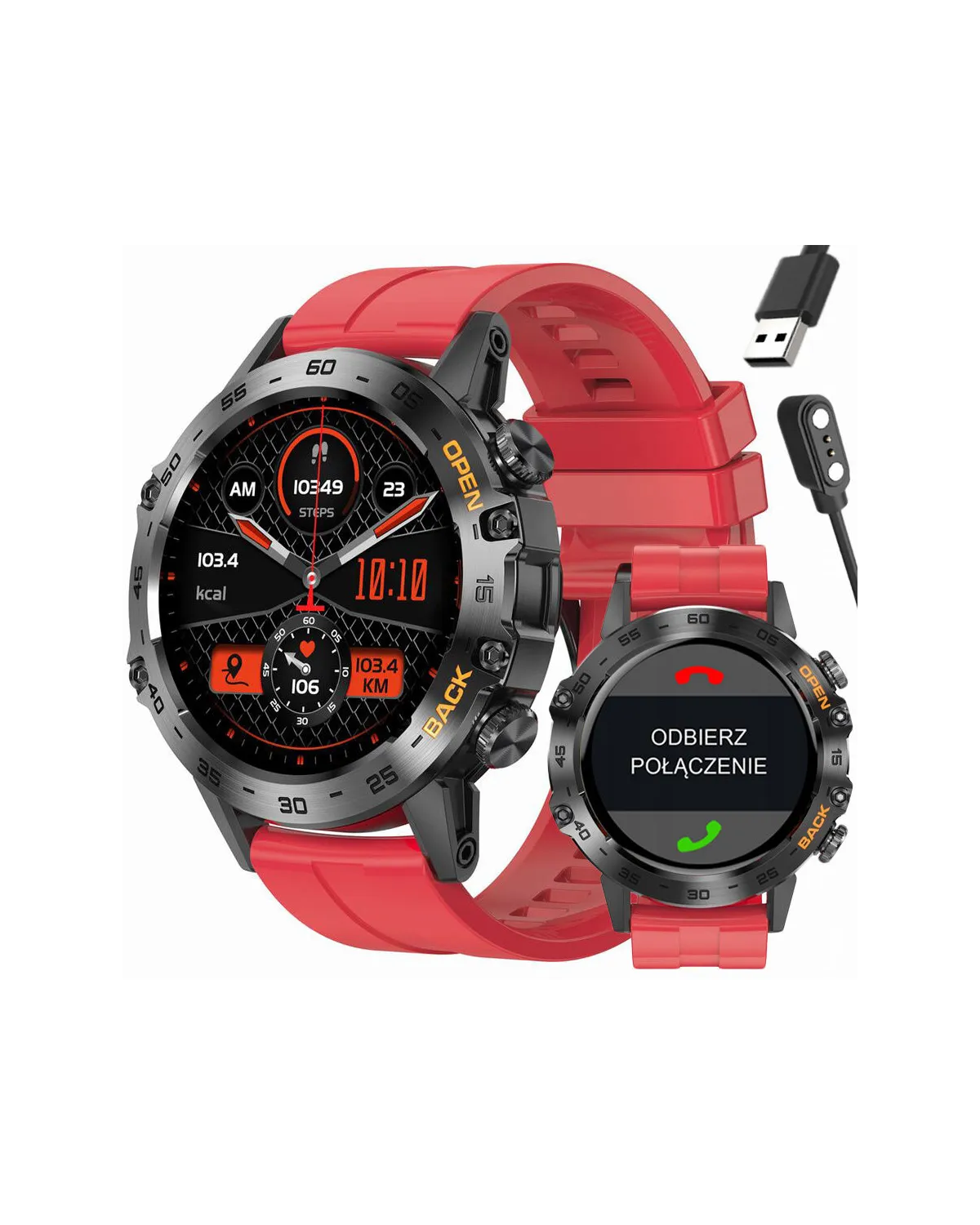 SMARTWATCH MĘSKI GRAVITY GT9-11 - WYKONYWANIE POŁĄCZEŃ, CIŚNIENIOMIERZ (sg021k) SMARTWATCH MĘSKI GRAVITY GT9-11 - WYKONYWANIE POŁĄCZEŃ, CIŚNIENIOMIERZ (sg021k)
