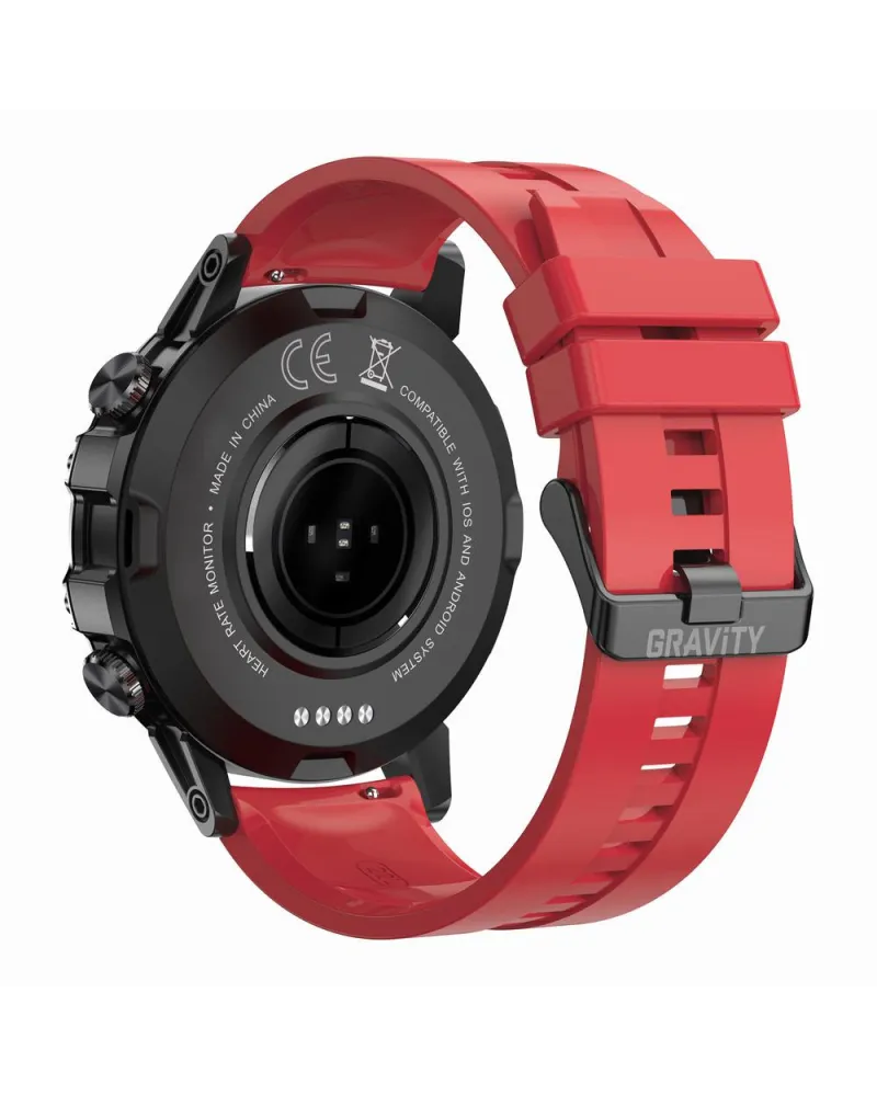 SMARTWATCH MĘSKI GRAVITY GT9-11 - WYKONYWANIE POŁĄCZEŃ, CIŚNIENIOMIERZ (sg021k) SMARTWATCH MĘSKI GRAVITY GT9-11 - WYKONYWANIE POŁĄCZEŃ, CIŚNIENIOMIERZ (sg021k)