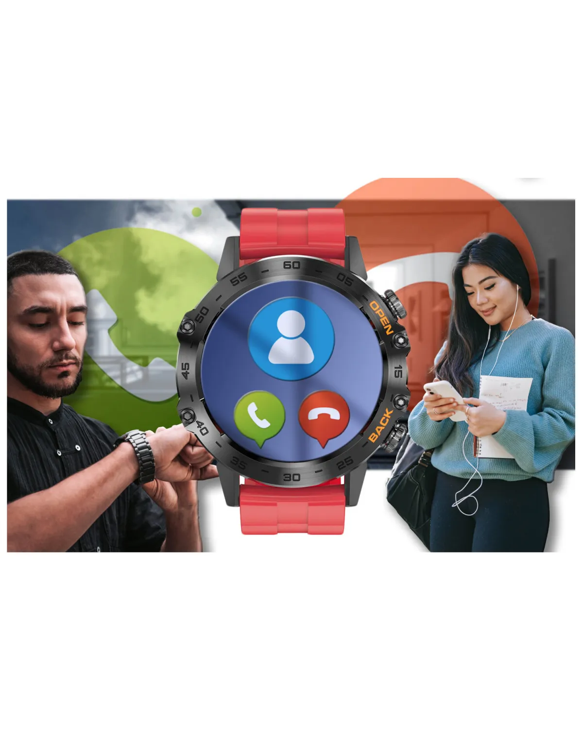 SMARTWATCH MĘSKI GRAVITY GT9-11 - WYKONYWANIE POŁĄCZEŃ, CIŚNIENIOMIERZ (sg021k) SMARTWATCH MĘSKI GRAVITY GT9-11 - WYKONYWANIE POŁĄCZEŃ, CIŚNIENIOMIERZ (sg021k)