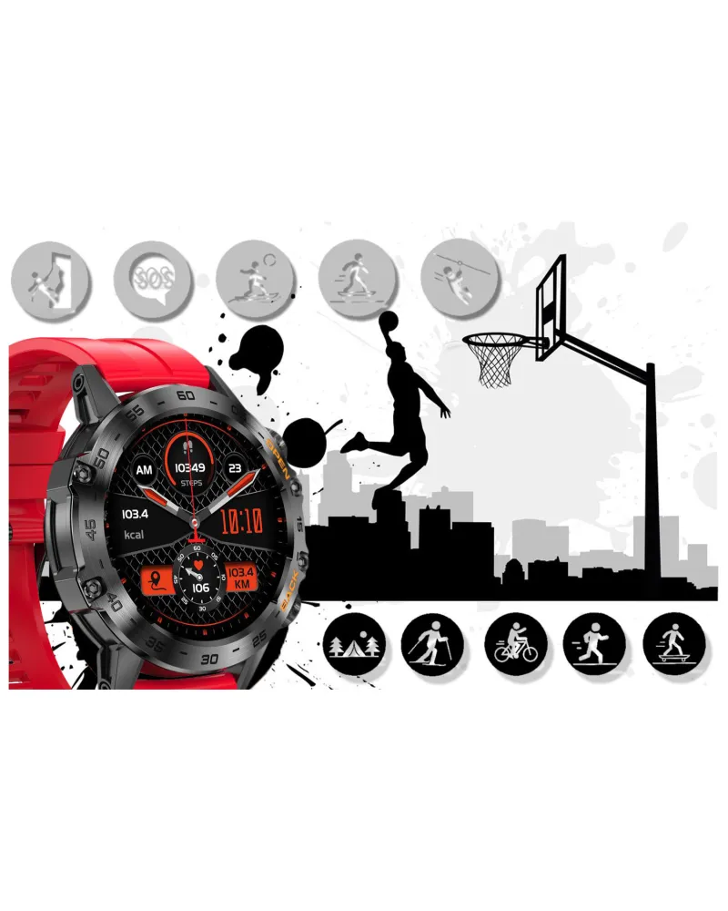 SMARTWATCH MĘSKI GRAVITY GT9-11 - WYKONYWANIE POŁĄCZEŃ, CIŚNIENIOMIERZ (sg021k) SMARTWATCH MĘSKI GRAVITY GT9-11 - WYKONYWANIE POŁĄCZEŃ, CIŚNIENIOMIERZ (sg021k)