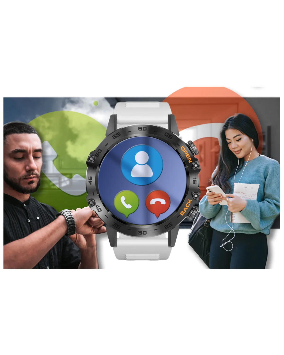 SMARTWATCH MĘSKI GRAVITY GT9-10 - WYKONYWANIE POŁĄCZEŃ, CIŚNIENIOMIERZ (sg021j) SMARTWATCH MĘSKI GRAVITY GT9-10 - WYKONYWANIE POŁĄCZEŃ, CIŚNIENIOMIERZ (sg021j)